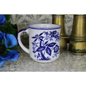 Blue Danube Coffee Mug with Blue Onion Pattern